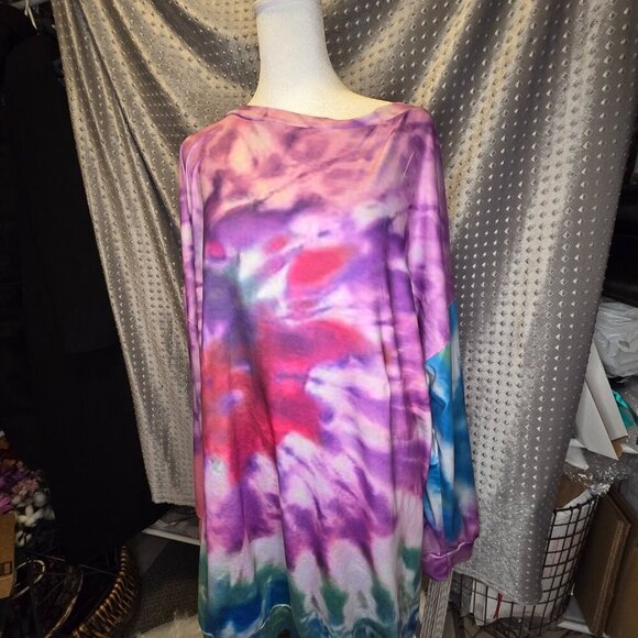 Tie Dye Off the shoulder dress - Picture 2 of 2